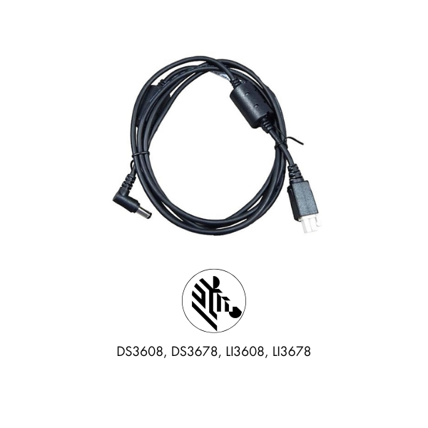 Zebra DC Line Cord with filter used with 3600 series (CBL-DC-451A1-01)